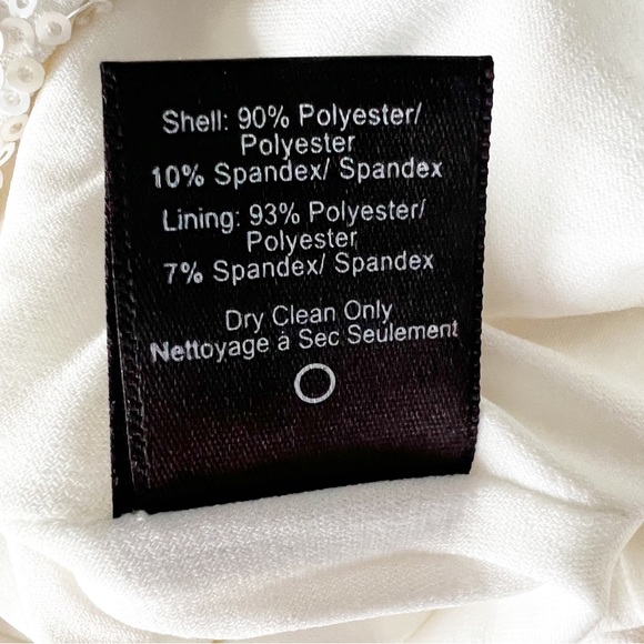 Dress the Population Bridget Sequin Dress in Pearl | EXTRA SMALL - Picture 7 of 8